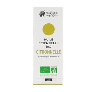 Huile essentielle bio* citronnelle 15ml