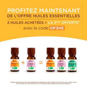 Huile essentielle bio* géranium rosat