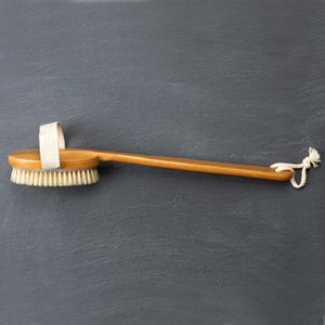 Brosse de bain en bois de bambou