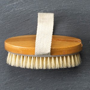 Brosse de bain en bois de bambou