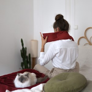 Coussin noyaux de cerise