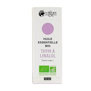 Huile essentielle bio* de thym linalol