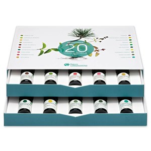 Aromathèque 20 huiles essentielles bio*