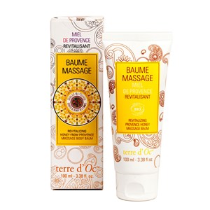 Baume de massage miel de Provence bio*
