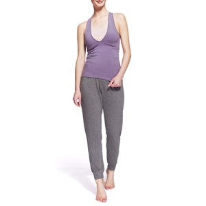 Débardeur de yoga parme cendré