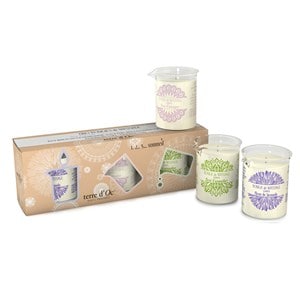 Coffret 3 bougies de massage