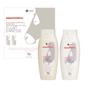 Duo de soins certifiés bio lait d'ânesse