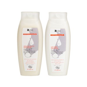 Duo de soins certifiés bio lait d'ânesse