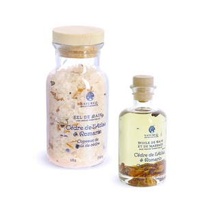 Sels de bain Cèdre de l'Atlas - romarin