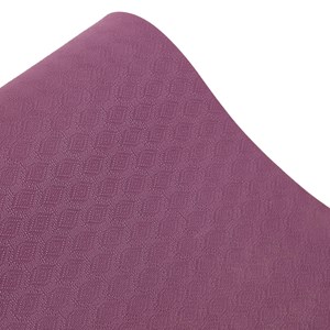 Tapis de yoga prune
