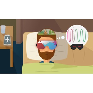 Masque d'auto hypnose Hypnos Blanc