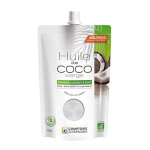 Huile de coco vierge biologique