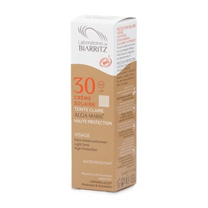 Crème solaire visage Teinte claire