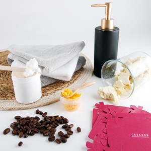 Coffret DIY barre de massage bio