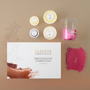 Coffret DIY barre de massage bio