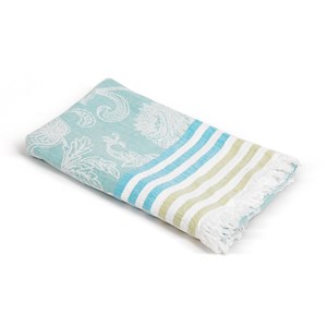 Drap de plage Bleu