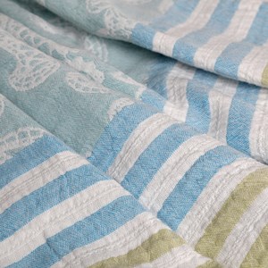 Drap de plage Bleu
