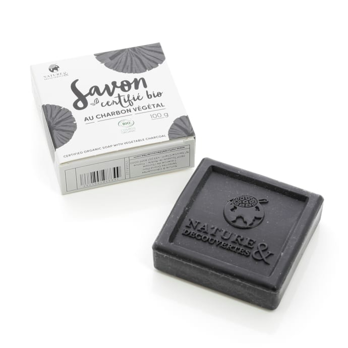 Savon Au Charbon Végétal Actif Fait Main | Purifiant Et Naturel