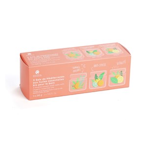Coffret sels de bain huiles essentielles