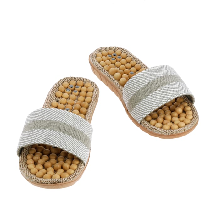 Pantoufles De Massage Des Pieds Pour Femmes Hommes Sandales De Réflexologie D'Acupression Spa