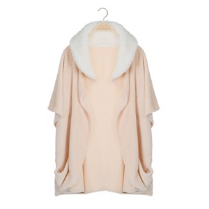 Poncho-cape de cocooning