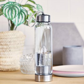 Bouteille en verre Tadasana cristal