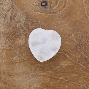 Cœur de pierre cristal de roche