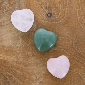 Cœur de pierre cristal de roche