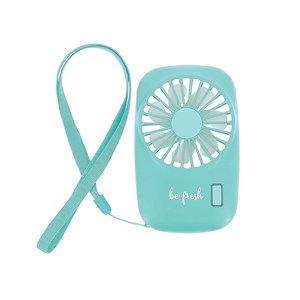 Mini ventilateur rechargeable Bleu