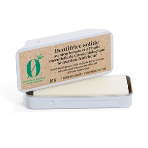 Dentifrice solide Bicarbonate Citron
