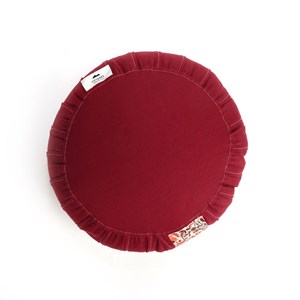 Zafu rouge en coton bio