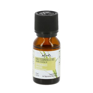 Huile essentielle bio* de lemongrass
