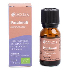 Huile essentielle bio* de patchouli 15ml