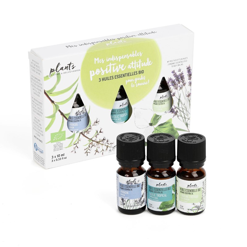 Coffret 3 huiles essentielles Positive