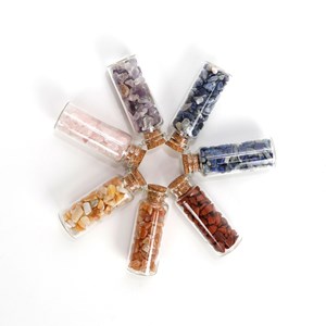 Coffret 7 bouteilles de cristaux