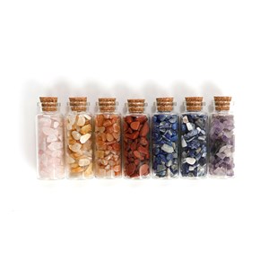 Coffret 7 bouteilles de cristaux