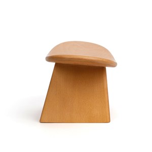 Banc de méditation bois clair