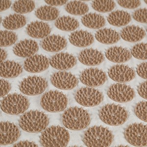 Tapis d'acupression en coton et lin