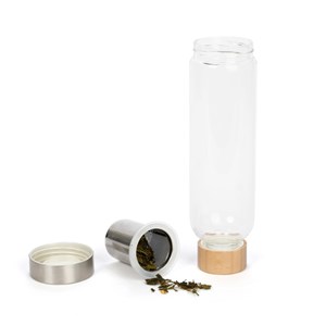 Bouteille en verre à infusions