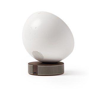 Simulateur aube réveil Lampe Miami bois