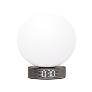 Simulateur aube réveil Lampe Miami bois