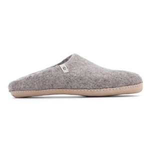 Chaussons Egos en laine grise adultes 41-42