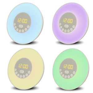 Réveil lumineux radio Bluetooth