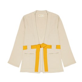 Veste kimono beige