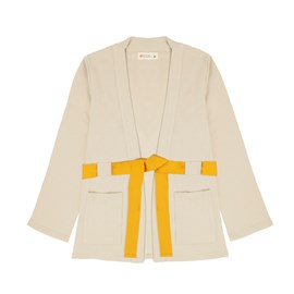 Veste kimono beige