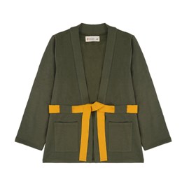 Veste kimono kaki