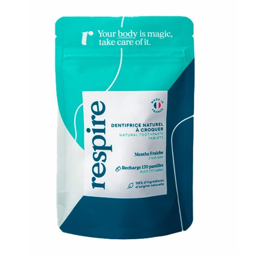 Recharge dentifrice solide Respire