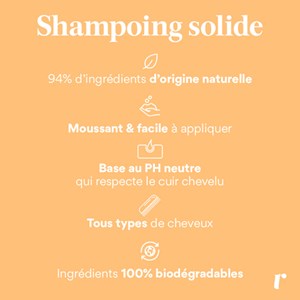 Shampoing solide vegan Respire