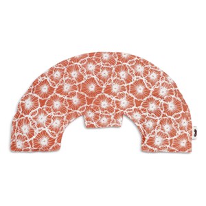 Coussin chauffant cervicales graines lin Brique