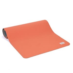 Tapis de yoga classique rouge orangé